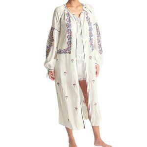 Gap Dreamwell Embroidered Duster Cover Up, XS/S